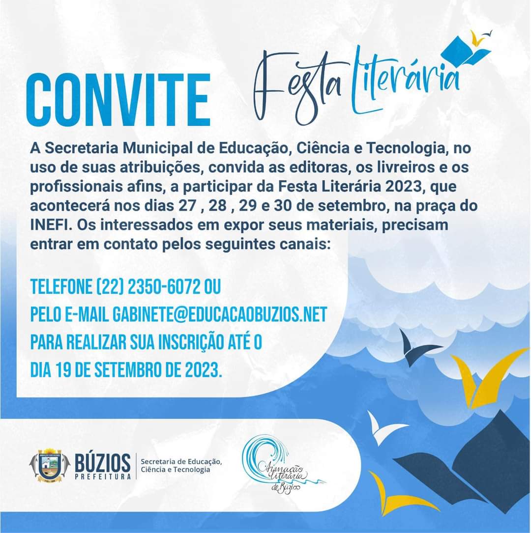 Feira Literária acontece na Praça Tia Uia de 27 até 30 de setembro