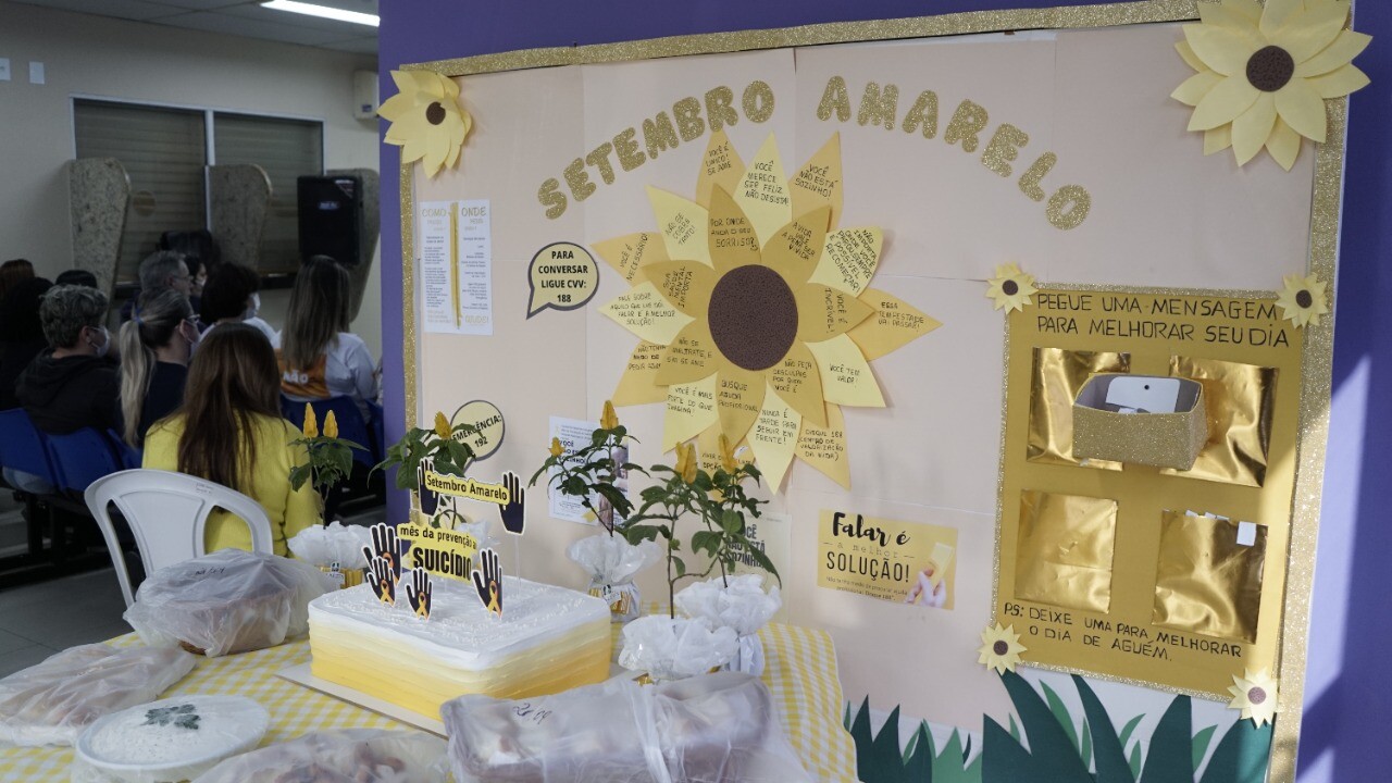 Palestra do Setembro Amarelo: “Se precisar, peça ajuda”