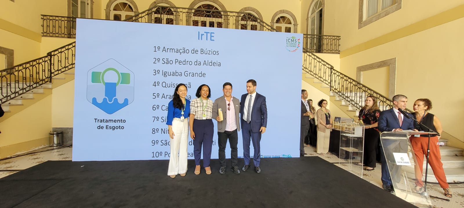 É Top 10: Búzios se destaca em cerimônia do ICMS Ecológico