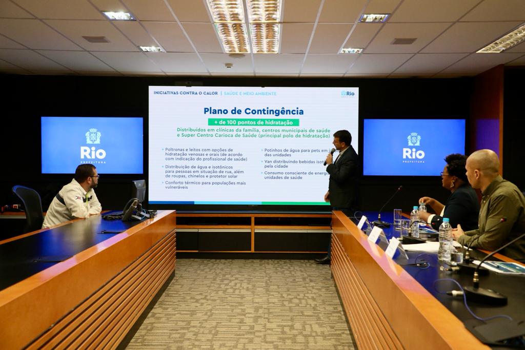 Prefeitura cria plano de contingência para amenizar o impacto das ondas de calor na cidade - Prefeitura da Cidade do Rio de Janeiro