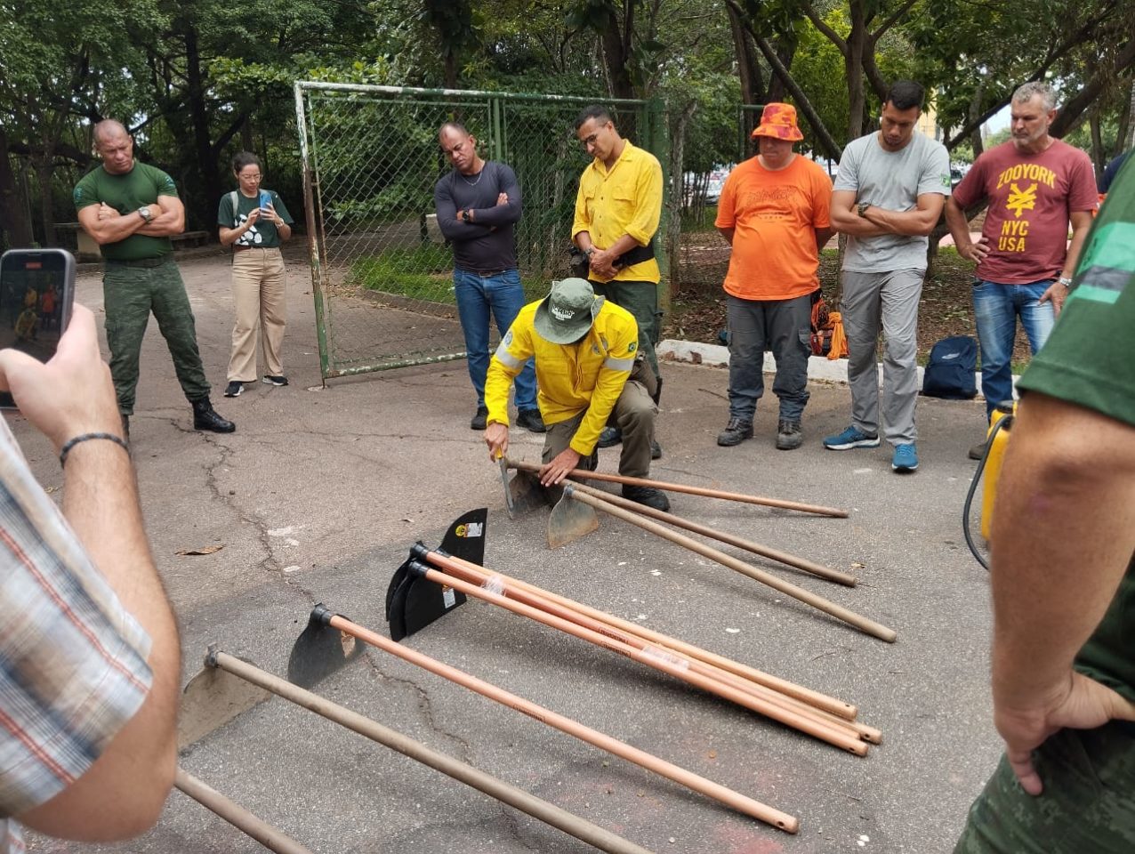 ICMBio promove capacitação para o combate de incêndios florestais em Jundiaí