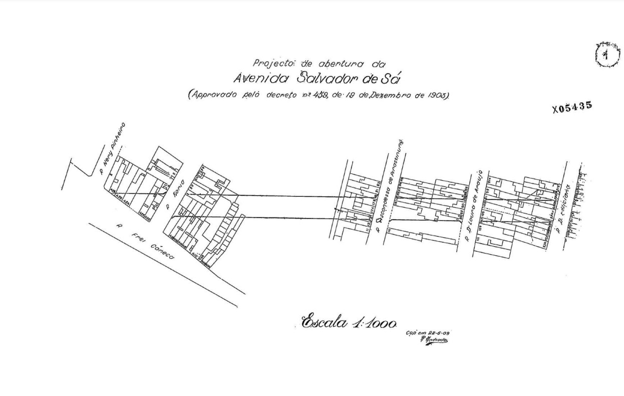 Salvador de Sá: há 120 anos nascia a rua número 1 da cidade - Prefeitura da Cidade do Rio de Janeiro