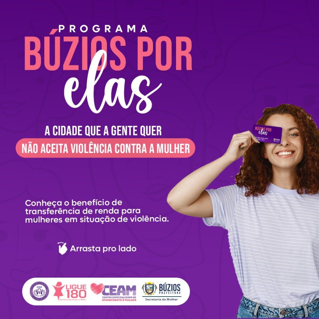 Secretaria da Mulher de Búzios  lança Programa de Auxilio Social "Búzios Por Elas"