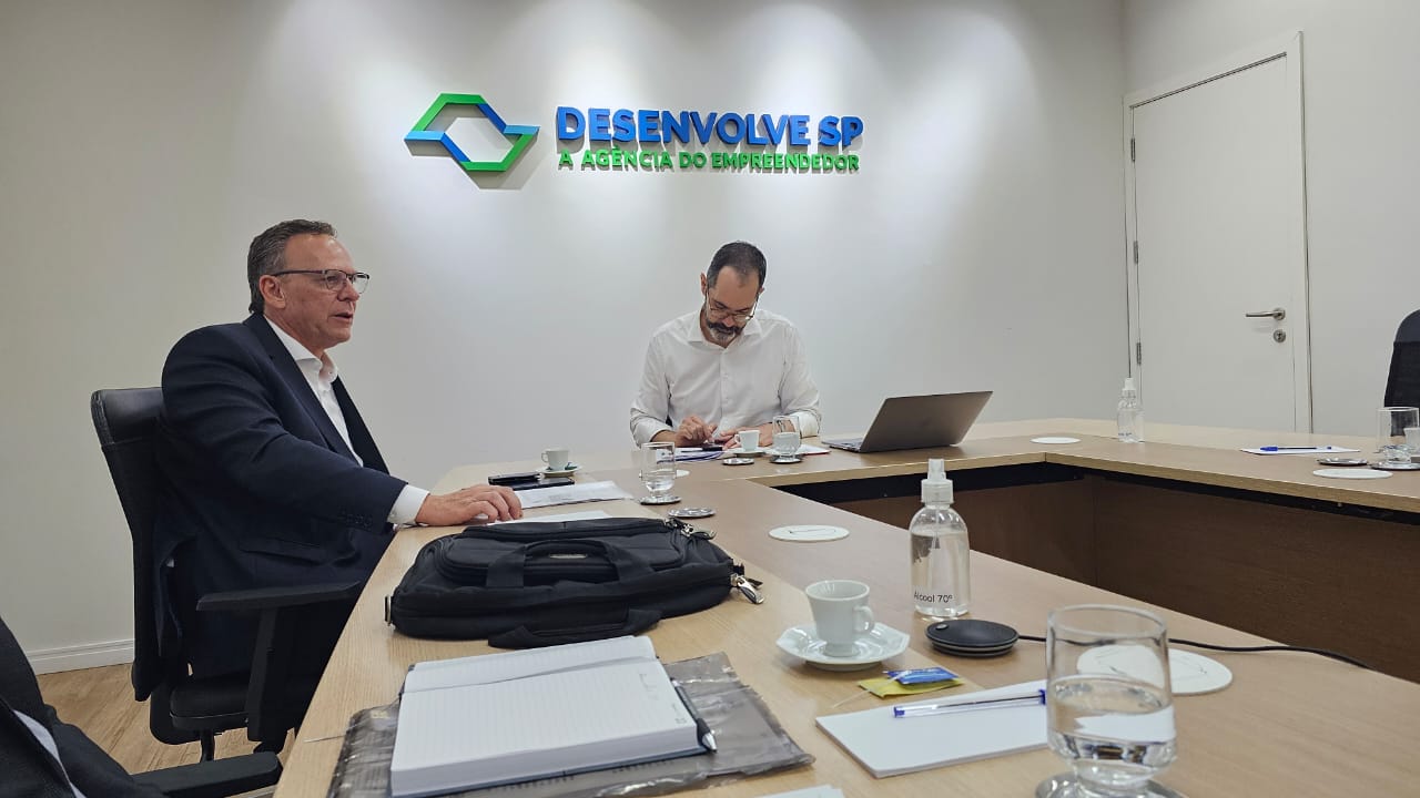 Segurança municipal é pauta de encontro com presidente da Desenvolve SP