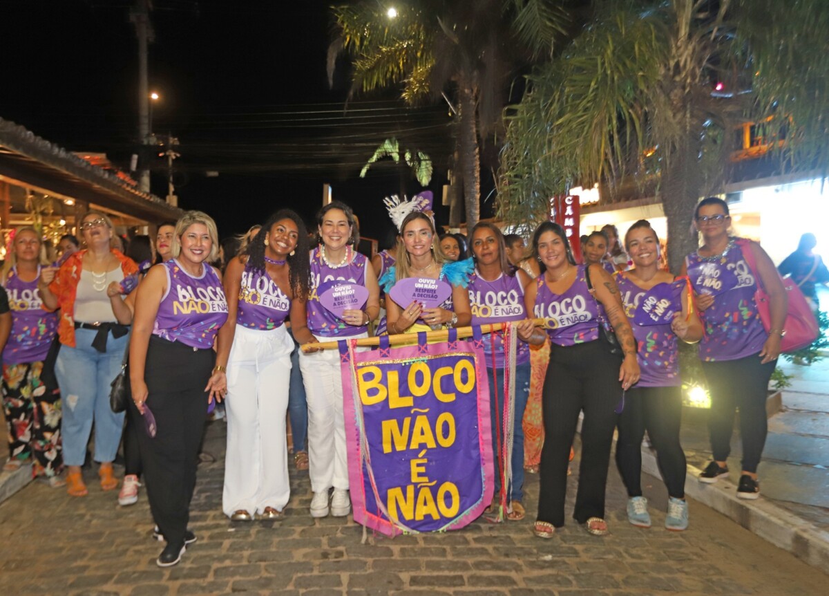 Bloco Não é Não sai pelo segundo ano consecutivo no esquenta de Carnaval em Búzios
